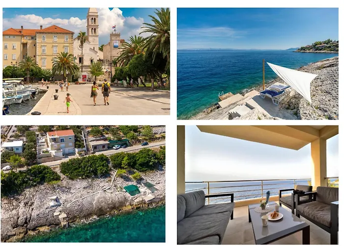 Seafront - Private Jacuzzi Villa Blato